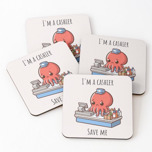 Item preview, Cashier Octopus designed and sold by LemuellTrends.