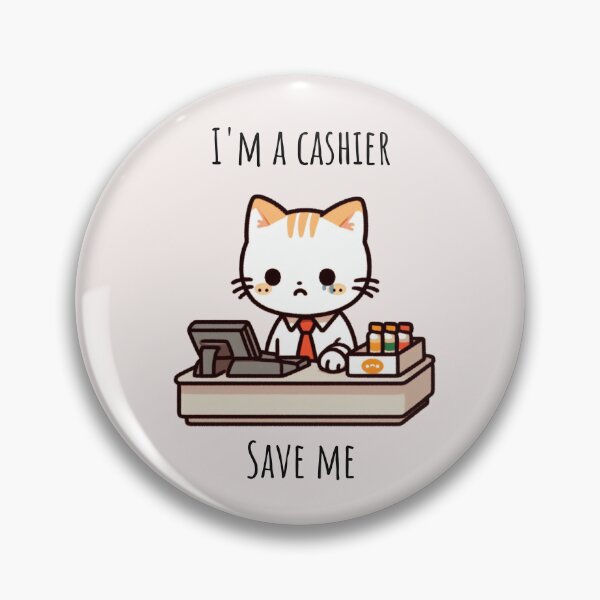 Item preview, Cashier Cat designed and sold by LemuellTrends.