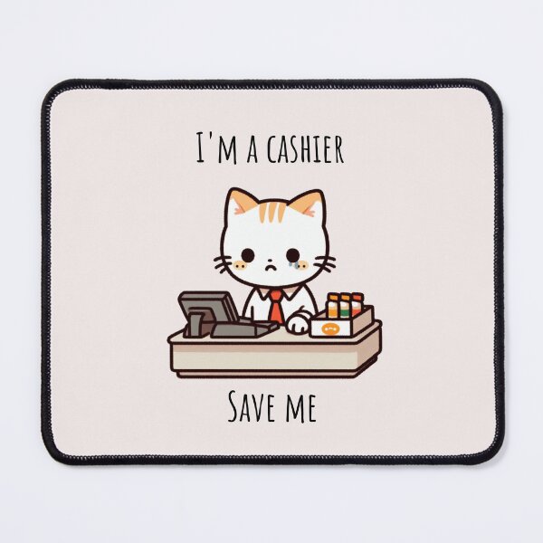 Item preview, Cashier Cat designed and sold by LemuellTrends.