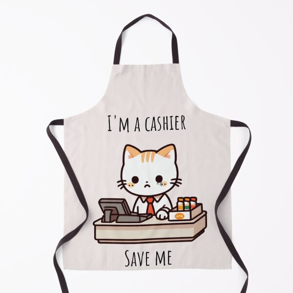 Item preview, Cashier Cat designed and sold by LemuellTrends.