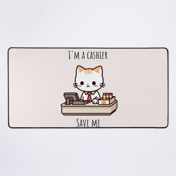 Item preview, Cashier Cat designed and sold by LemuellTrends.