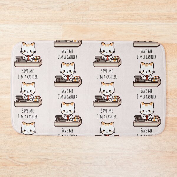 Item preview, Cashier Cat designed and sold by LemuellTrends.