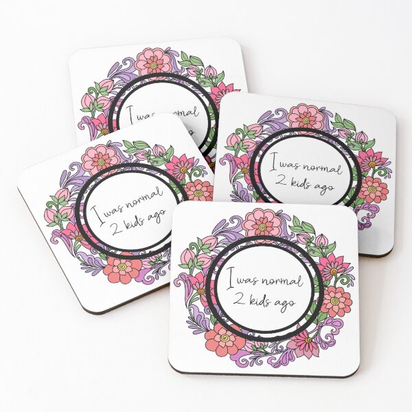 Item preview, I was normal 2 kids ago - Funny parent floral design  designed and sold by Dguzman04.