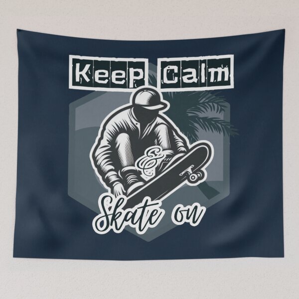 Item preview, Keep Calm and Skate on designed and sold by DShirtRepublic.