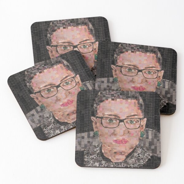 Item preview, Mosaico de Ruth Bader Ginsburg II designed and sold by Persephone Stardust.