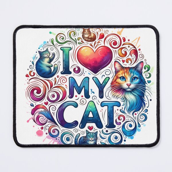 Item preview, I Love My Cat designed and sold by PassionforLove.