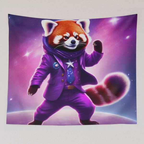 Item preview, Red Panda Space Rager designed and sold by Steph Anne Best.