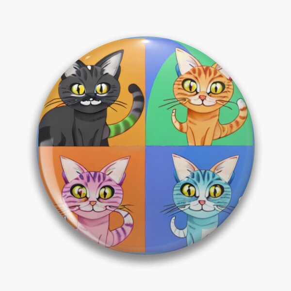 Item preview, Group of 4 funny cats designed and sold by Astralia.