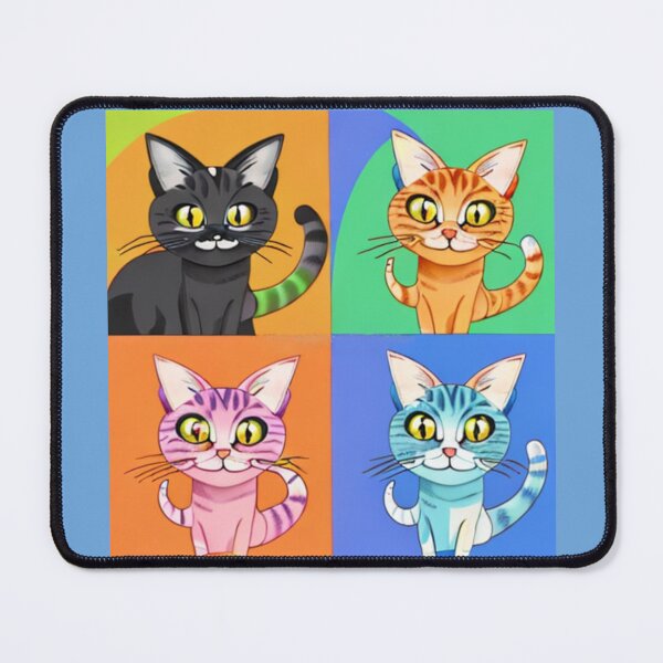 Item preview, Group of 4 funny cats designed and sold by Astralia.