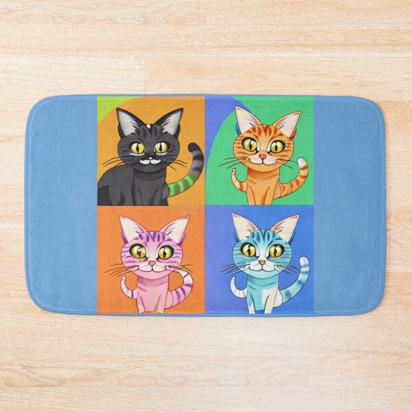 Item preview, Group of 4 funny cats designed and sold by Astralia.