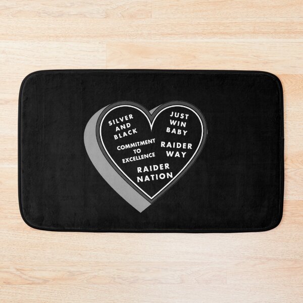 Item preview, Raider Quotes in Heart designed and sold by My Team Designs.