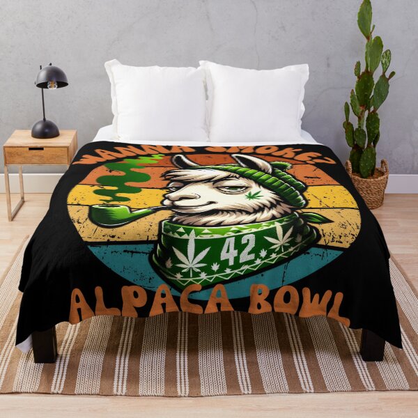 Item preview, Wanna Smoke Alpaca bowl designed and sold by VividDripCo.