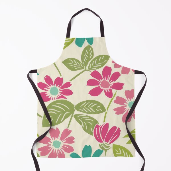 Item preview, Fresh simple pink & green flower pattern design designed and sold by PrettyPinkSkies.