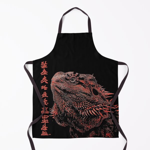 Item preview, The Bearded Dragon - Good Luck Red Ink Beardie designed and sold by HausKatz.