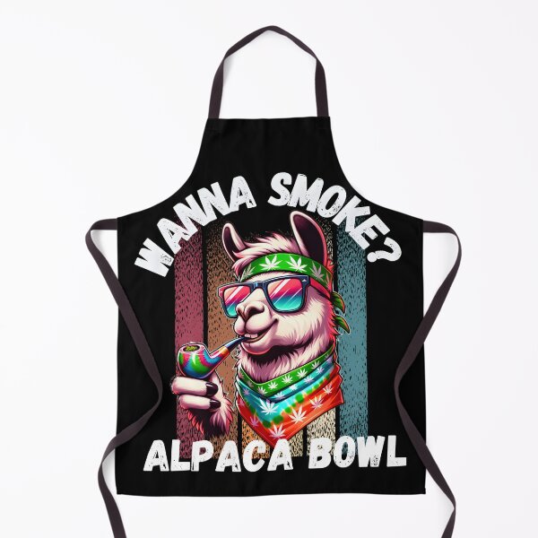 Item preview, Wanna Smoke Alpaca bowl designed and sold by VividDripCo.