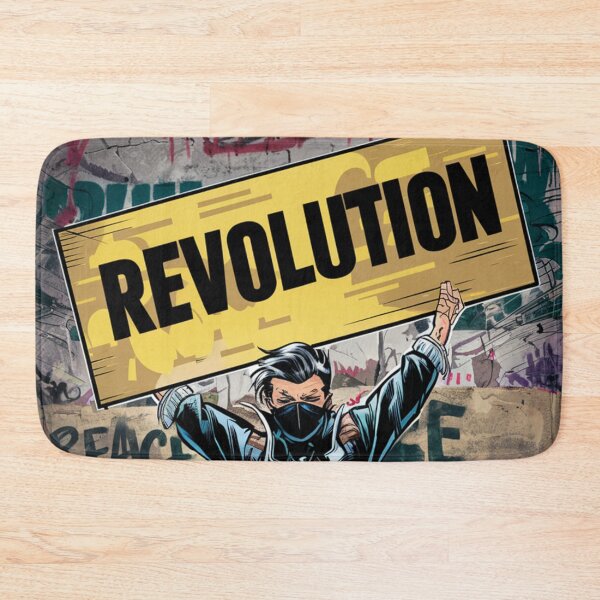 Item preview, Revolution Stencil Graffiti designed and sold by Bomax121.