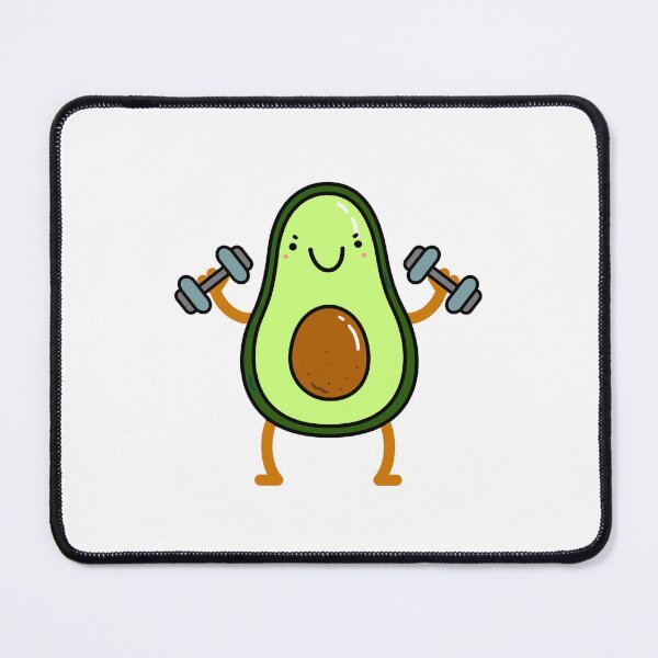 Item preview, Avocado Lifting Weights designed and sold by kawaiilife.