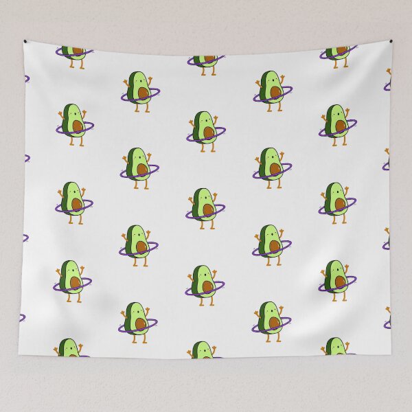 Item preview, Hula Hooping Avocado designed and sold by kawaiilife.