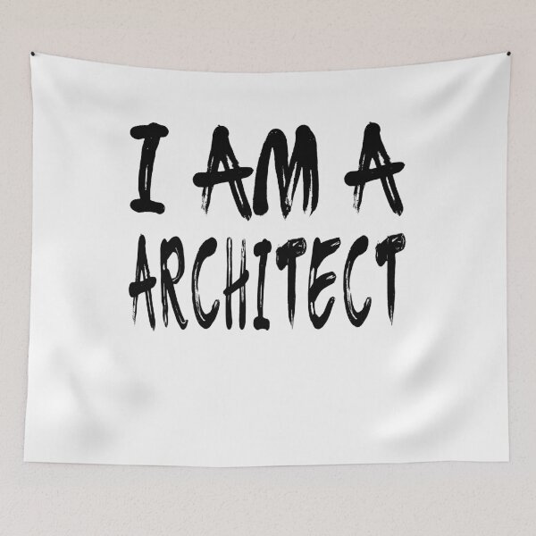 Item preview, I Am A Architect designed and sold by GoJobs.