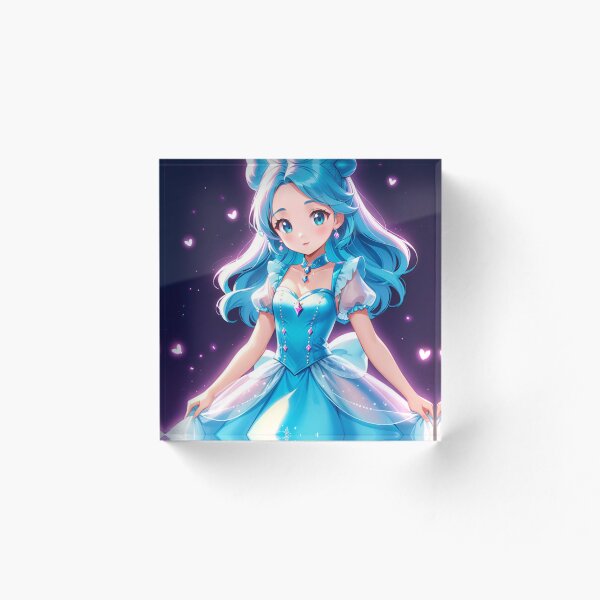 Aperçu de l'œuvre Fille d'anime en princesse créée et vendue par CJdesignStudio.