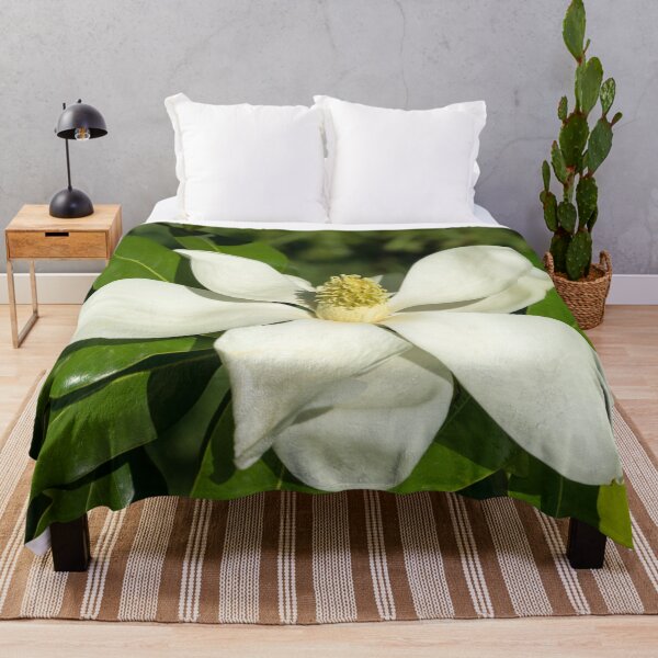 Item preview, Showy White Magnolia Bloom designed and sold by Georgia Mizuleva.