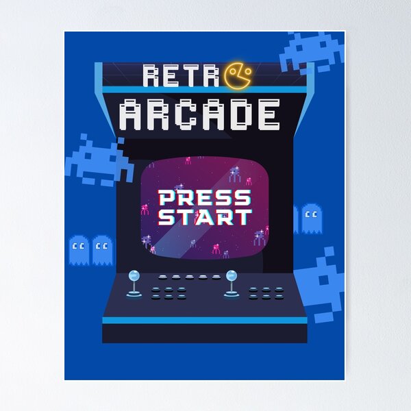 Artikel-Vorschau von Retro-Arcade, designt und verkauft von PtahDigital.