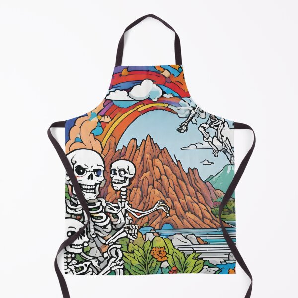 Item preview, Rainbow Skeletons Paradise designed and sold by Ashley's Art Shoppe.