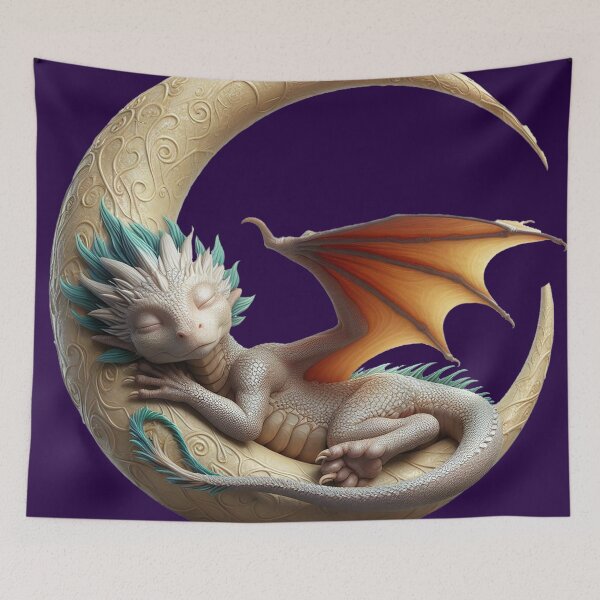Item preview, moon dragon designed and sold by Foxlindesigns.