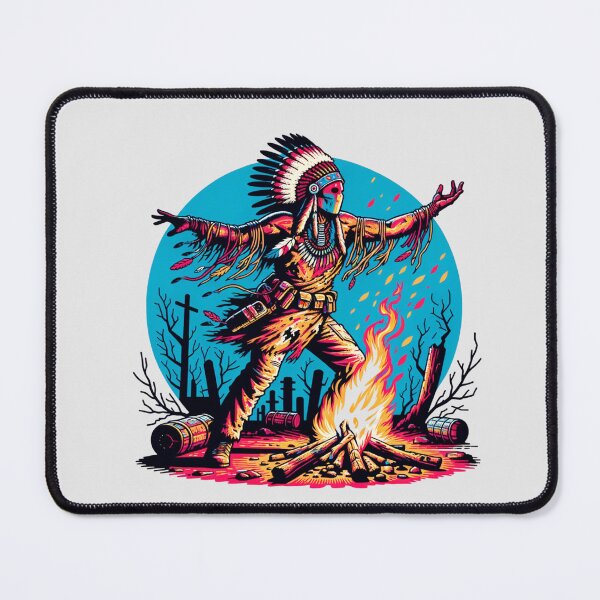 Item preview, Apocalyptic Survivors: Native American Warriors Design designed and sold by LATINOERRANTES.
