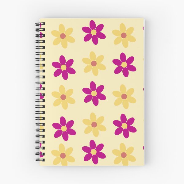 Item preview, Background with colorful flowers. Pink and yellow spring flowers pattern designed and sold by Denisse diseno.