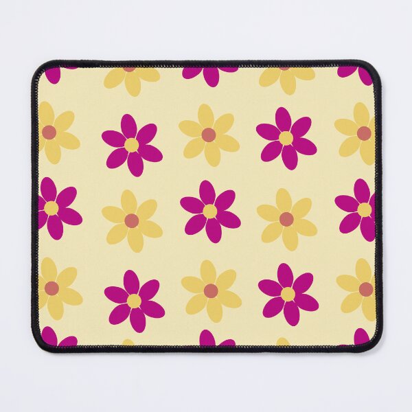 Item preview, Background with colorful flowers. Pink and yellow spring flowers pattern designed and sold by Denisse diseno.