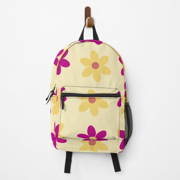 Item preview, Background with colorful flowers. Pink and yellow spring flowers pattern designed and sold by Denisse diseno.