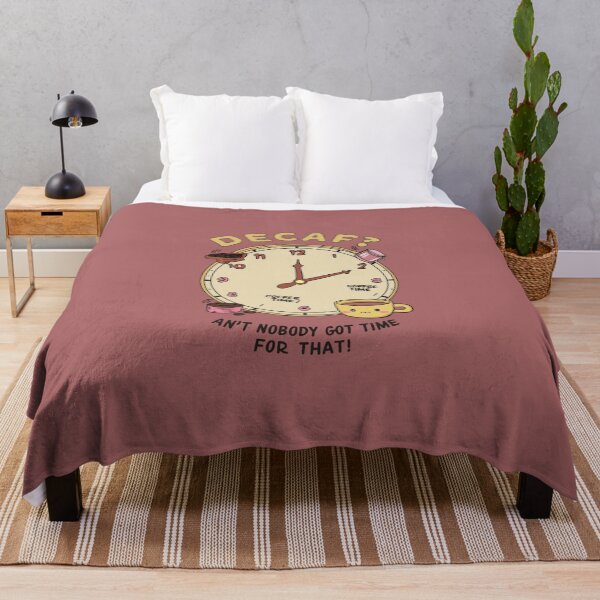 Item preview, Decaf? Ain't nobody got time for that! - Kawaii designed and sold by Rockin-Rainbow.