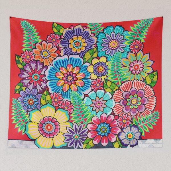 Item preview, Blooms on Red designed and sold by HelloAngel.