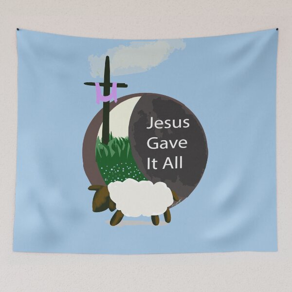 Item preview, Christian Easter quote, "Jesus Gave It All"  designed and sold by Ldydesign.