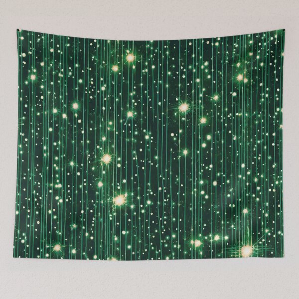 Aperçu de l'œuvre Ciel nocturne vert chatoyant créée et vendue par JJayCreative.