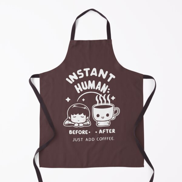 Item preview, Instant human: just add coffee - Kawaii designed and sold by Rockin-Rainbow.