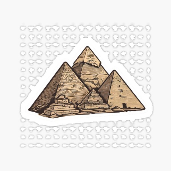 Artikel-Vorschau von Große Pyramide - Ägypten - Urlaub - Reiseaufkleber, designt und verkauft von edned.