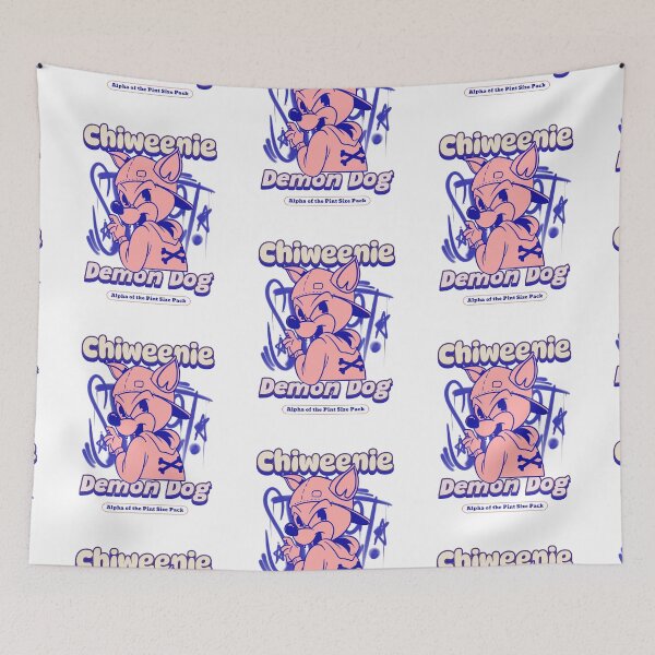 Item preview,  Chiweenie Demon Dog Alpha the Pint Size Pack Dog Lover Fur Baby Love designed and sold by sassycrawfish.