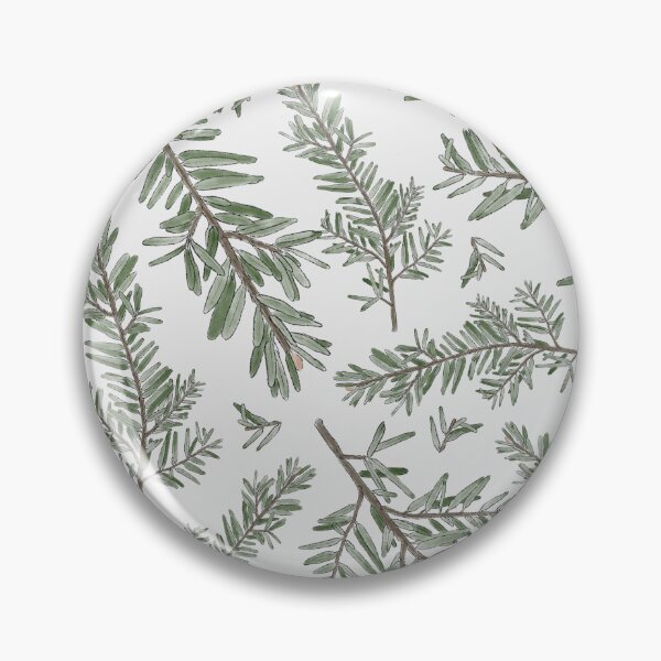 Item preview, Western Hemlock Botanical Art Seamless Pattern Design designed and sold by Created-by-CC.