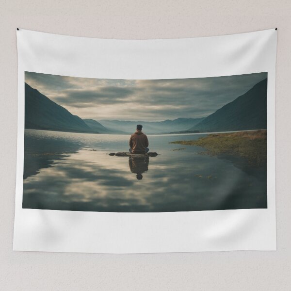 Item preview, A man sit in sea designed and sold by Amitabr14.