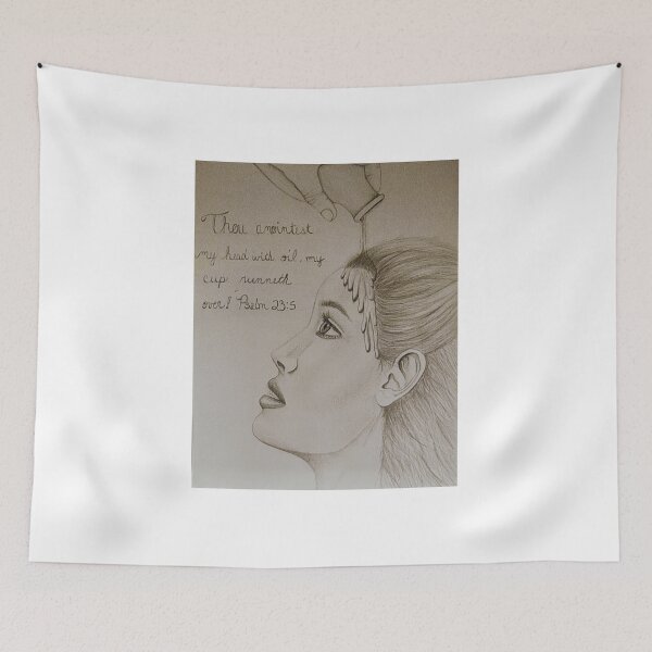Item preview, He anoints my head with oil Psalm 23:5 designed and sold by hear-HIS-Truth.