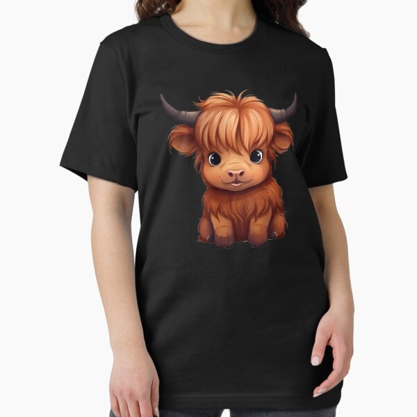 Item preview, Baby Highland Cow designed and sold by Idontwannaknow.
