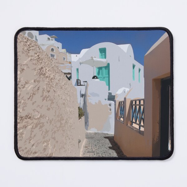 Item preview, Santorini Laneway designed and sold by NixPostcards.