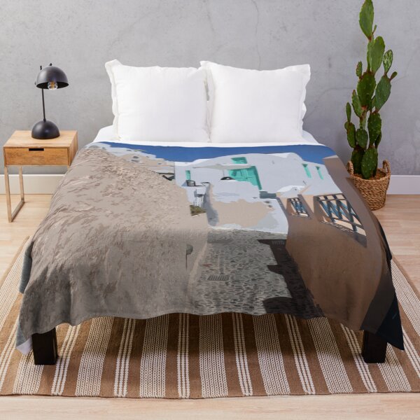Item preview, Santorini Laneway designed and sold by NixPostcards.
