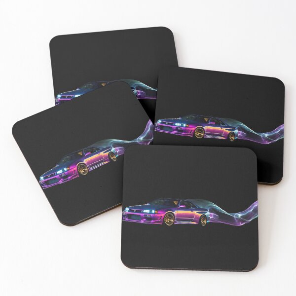 Item preview, neon-lit Nissan Skyline designed and sold by luckyredskittle.