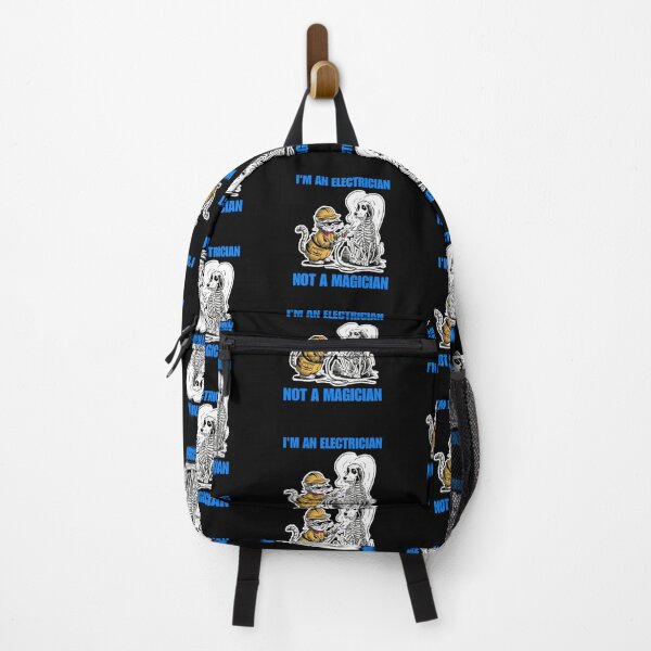 Item preview, I'm An Electrician not a Magician - funny cat and dog (blue text) designed and sold by Micjr.
