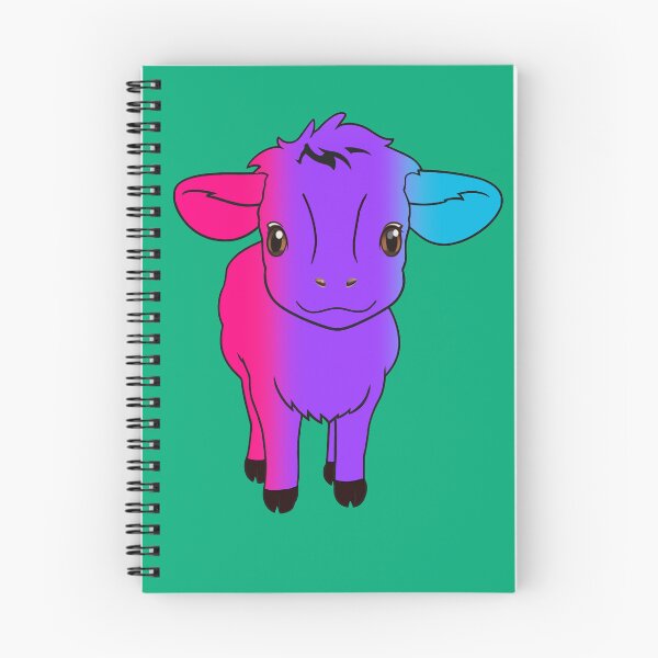 Item preview, Cute Androgynous Pride Flag Cow, Kawaii Androgynous Pride Design designed and sold by Travelslightly.