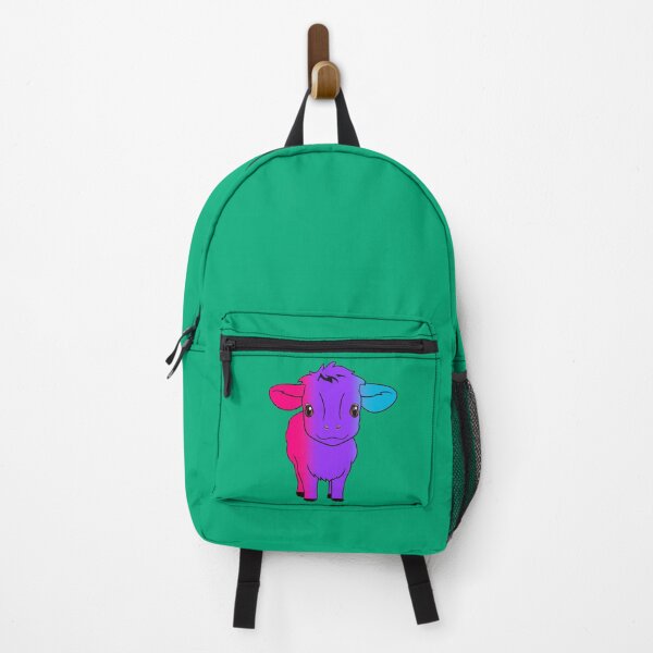 Item preview, Cute Androgynous Pride Flag Cow, Kawaii Androgynous Pride Design designed and sold by Travelslightly.