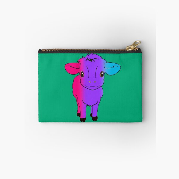 Item preview, Cute Androgynous Pride Flag Cow, Kawaii Androgynous Pride Design designed and sold by Travelslightly.